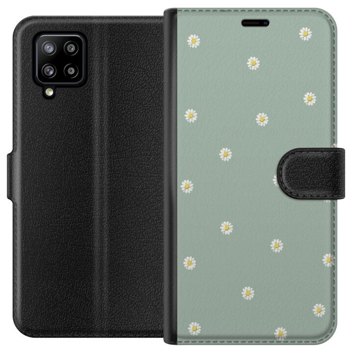 Plånboksfodral till Samsung Galaxy A42 5G med Prästkragar motiv i gruppen SMARTPHONE & SURFPLATTOR / Mobilskydd / Samsung hos TP E-commerce Nordic AB (A59556)