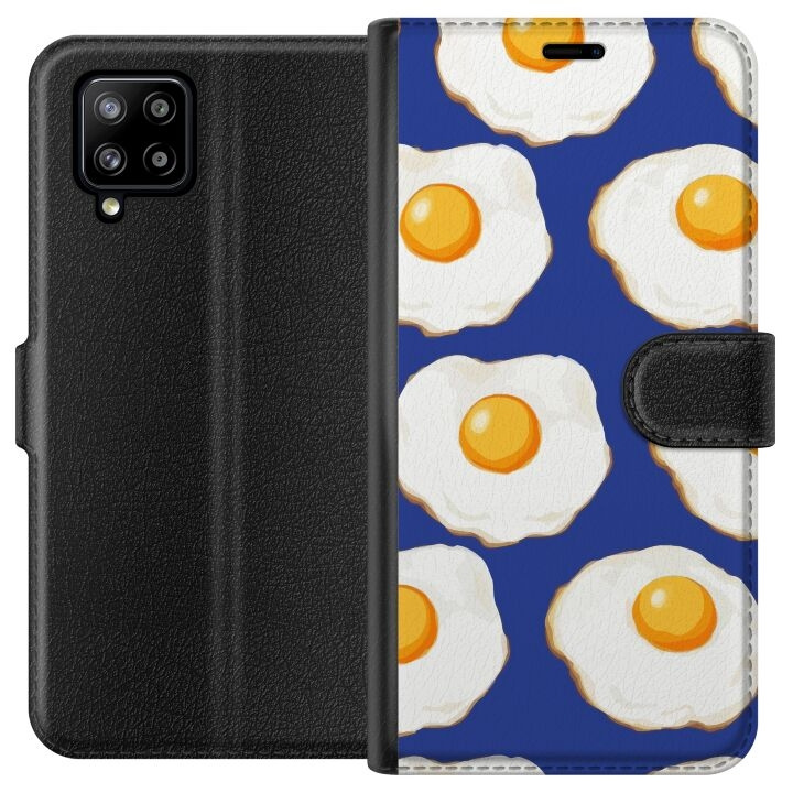 Plånboksfodral till Samsung Galaxy A42 5G med Stekta ägg motiv i gruppen SMARTPHONE & SURFPLATTOR / Mobilskydd / Samsung hos TP E-commerce Nordic AB (A59558)