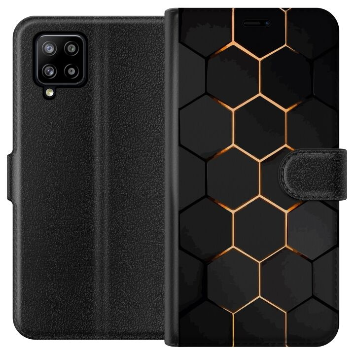 Plånboksfodral till Samsung Galaxy A42 5G med Lyxigt Mönster motiv i gruppen SMARTPHONE & SURFPLATTOR / Mobilskydd / Samsung hos TP E-commerce Nordic AB (A59577)