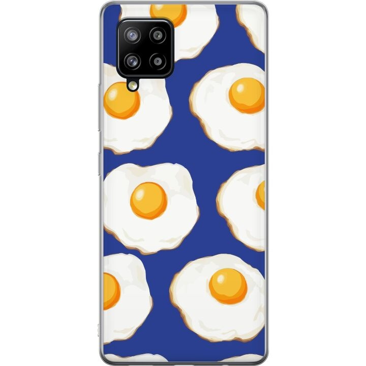 Mobilskal till Samsung Galaxy A42 5G med Stekta ägg motiv i gruppen SMARTPHONE & SURFPLATTOR / Mobilskydd / Samsung hos TP E-commerce Nordic AB (A59585)
