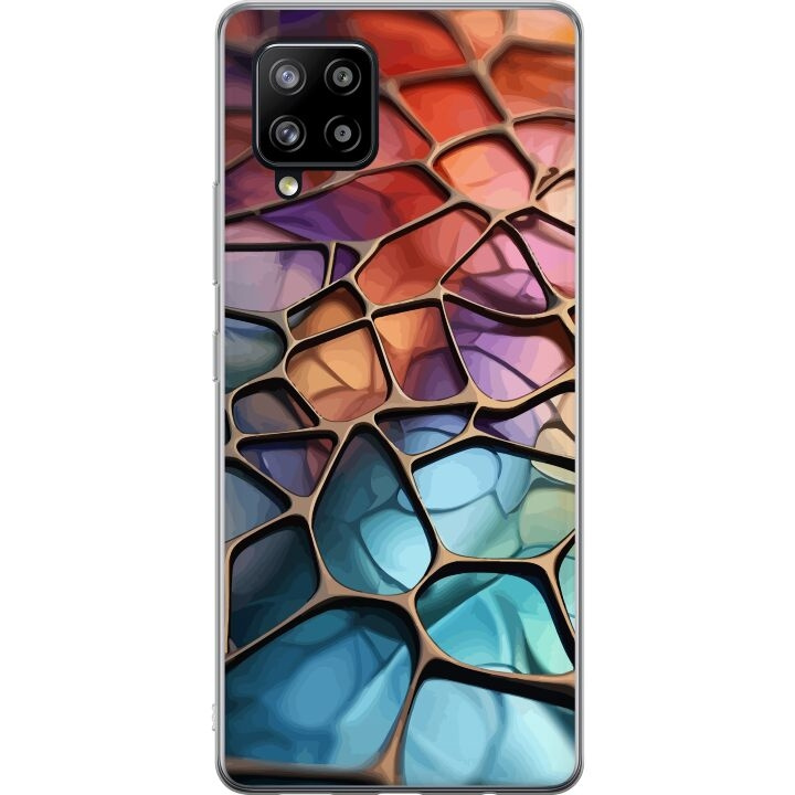 Mobilskal till Samsung Galaxy A42 5G med Metalliskt mönster motiv i gruppen SMARTPHONE & SURFPLATTOR / Mobilskydd / Samsung hos TP E-commerce Nordic AB (A59589)