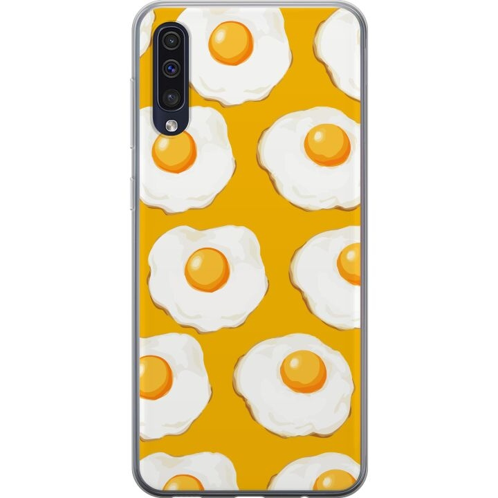 Mobilskal till Samsung Galaxy A50 med Stekt ägg motiv i gruppen SMARTPHONE & SURFPLATTOR / Mobilskydd / Samsung hos TP E-commerce Nordic AB (A59635)