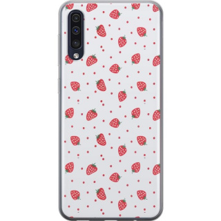 Mobilskal till Samsung Galaxy A50 med Jordgubbar motiv