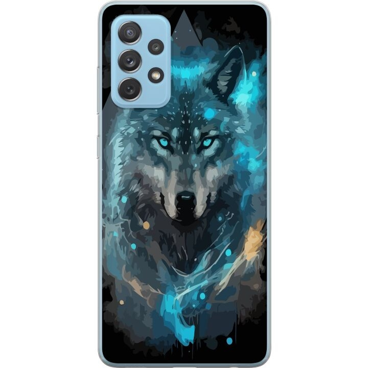 Mobilskal till Samsung Galaxy A52 5G med Varg motiv i gruppen SMARTPHONE & SURFPLATTOR / Mobilskydd / Samsung hos TP E-commerce Nordic AB (A59746)