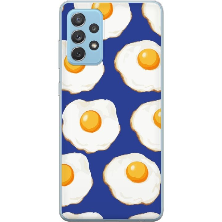Mobilskal till Samsung Galaxy A52 5G med Stekta ägg motiv i gruppen SMARTPHONE & SURFPLATTOR / Mobilskydd / Samsung hos TP E-commerce Nordic AB (A59747)