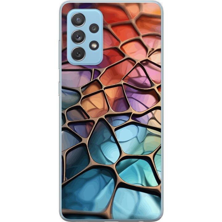 Mobilskal till Samsung Galaxy A52 5G med Metalliskt mönster motiv i gruppen SMARTPHONE & SURFPLATTOR / Mobilskydd / Samsung hos TP E-commerce Nordic AB (A59751)