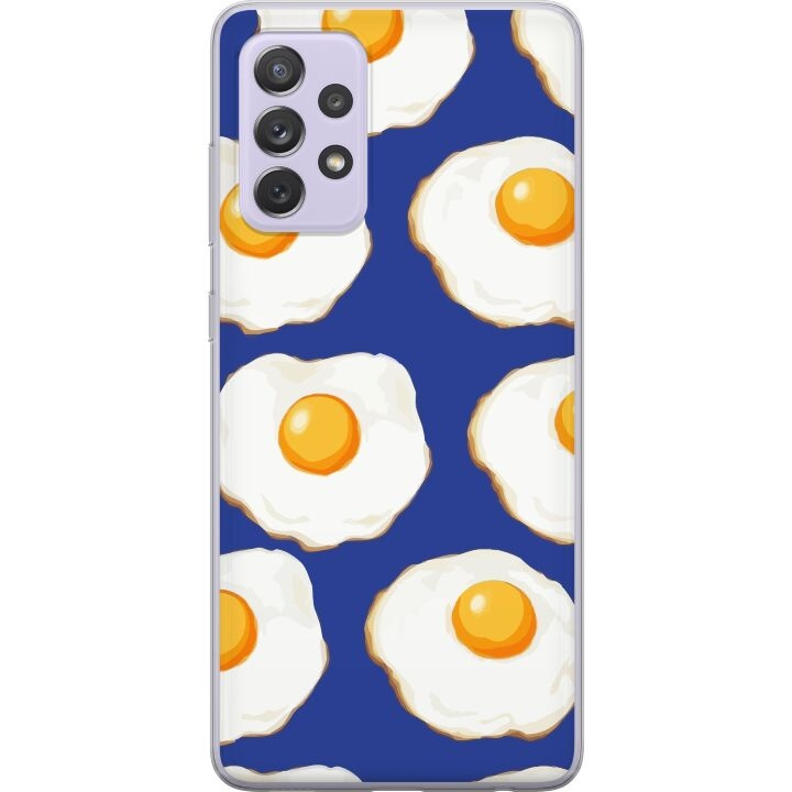 Mobilskal till Samsung Galaxy A52s 5G med Stekta ägg motiv i gruppen SMARTPHONE & SURFPLATTOR / Mobilskydd / Samsung hos TP E-commerce Nordic AB (A59801)