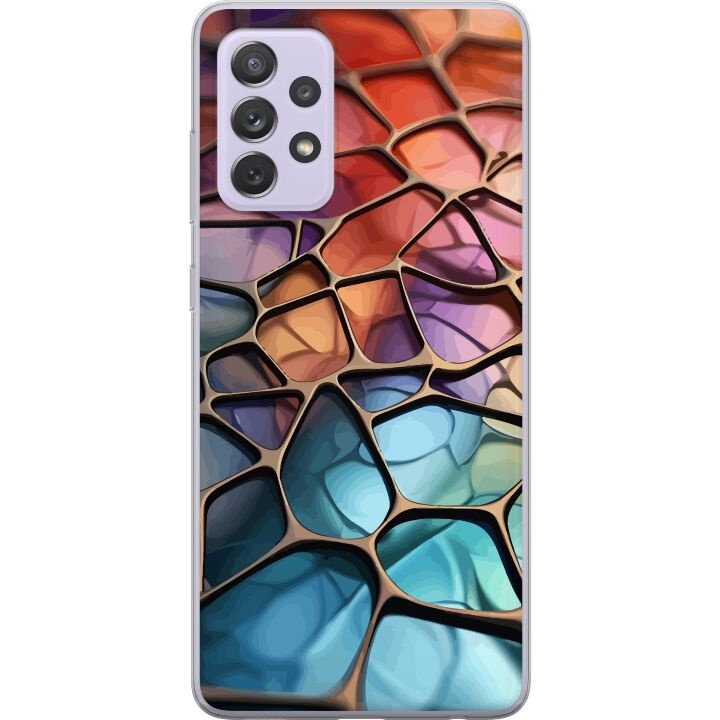 Mobilskal till Samsung Galaxy A52s 5G med Metalliskt mönster motiv i gruppen SMARTPHONE & SURFPLATTOR / Mobilskydd / Samsung hos TP E-commerce Nordic AB (A59805)