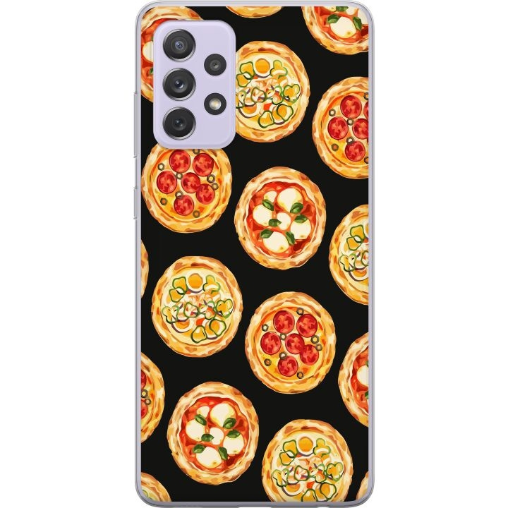 Mobilskal till Samsung Galaxy A52s 5G med Pizza motiv i gruppen SMARTPHONE & SURFPLATTOR / Mobilskydd / Samsung hos TP E-commerce Nordic AB (A59808)