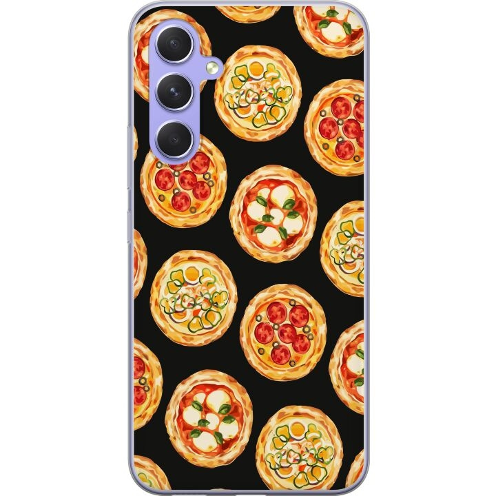 Mobilskal till Samsung Galaxy A54 med Pizza motiv i gruppen SMARTPHONE & SURFPLATTOR / Mobilskydd / Samsung hos TP E-commerce Nordic AB (A59916)