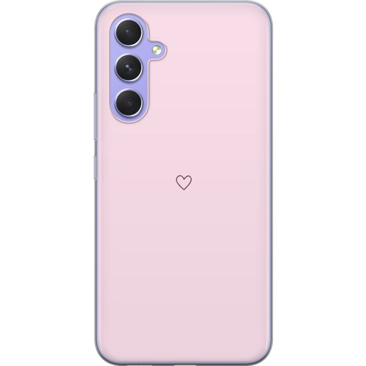 Mobilskal till Samsung Galaxy A54 med Hjärta motiv i gruppen SMARTPHONE & SURFPLATTOR / Mobilskydd / Samsung hos TP E-commerce Nordic AB (A59922)