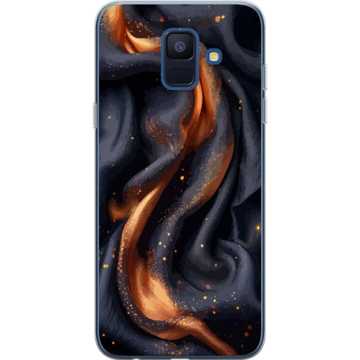 Mobilskal till Samsung Galaxy A6 (2018) med Eldigt silke motiv i gruppen SMARTPHONE & SURFPLATTOR / Mobilskydd / Samsung hos TP E-commerce Nordic AB (A59985)