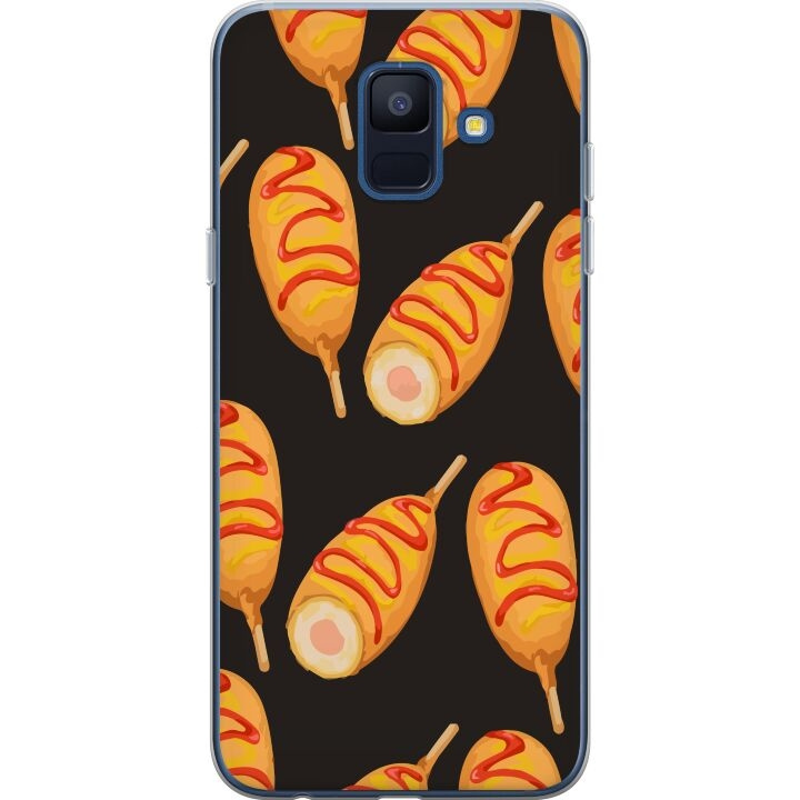 Mobilskal till Samsung Galaxy A6 (2018) med Kycklingklubba motiv i gruppen SMARTPHONE & SURFPLATTOR / Mobilskydd / Samsung hos TP E-commerce Nordic AB (A59993)
