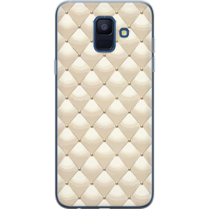 Mobilskal till Samsung Galaxy A6 (2018) med Guldglans motiv i gruppen SMARTPHONE & SURFPLATTOR / Mobilskydd / Samsung hos TP E-commerce Nordic AB (A60010)