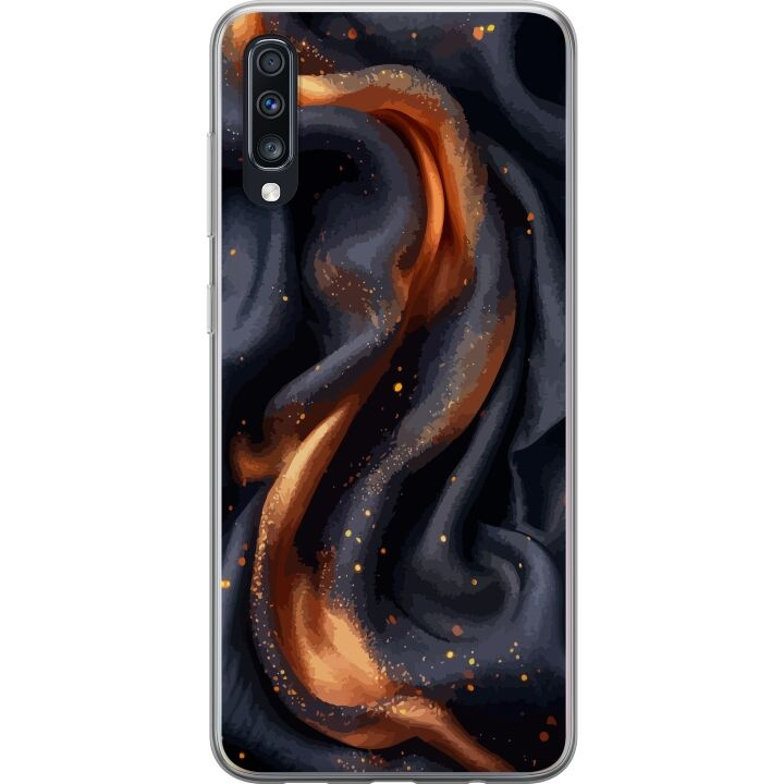 Mobilskal till Samsung Galaxy A70 med Eldigt silke motiv i gruppen SMARTPHONE & SURFPLATTOR / Mobilskydd / Samsung hos TP E-commerce Nordic AB (A60012)
