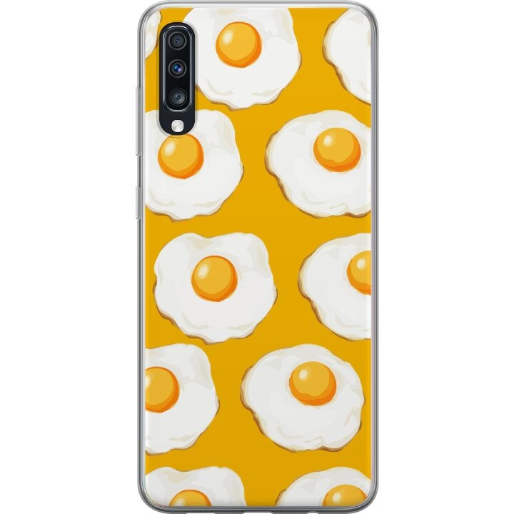 Mobilskal till Samsung Galaxy A70 med Stekt ägg motiv i gruppen SMARTPHONE & SURFPLATTOR / Mobilskydd / Samsung hos TP E-commerce Nordic AB (A60013)