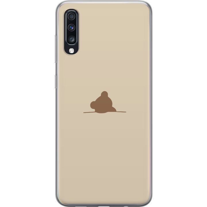 Mobilskal till Samsung Galaxy A70 med Nalle motiv i gruppen SMARTPHONE & SURFPLATTOR / Mobilskydd / Samsung hos TP E-commerce Nordic AB (A60031)