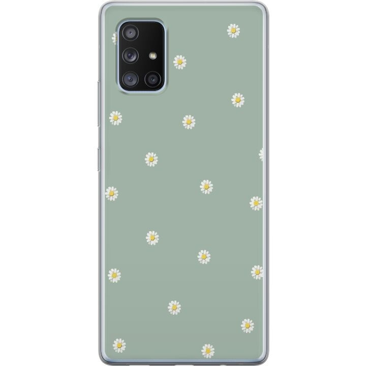 Mobilskal till Samsung Galaxy A71 5G med Prästkragar motiv i gruppen SMARTPHONE & SURFPLATTOR / Mobilskydd / Samsung hos TP E-commerce Nordic AB (A60096)