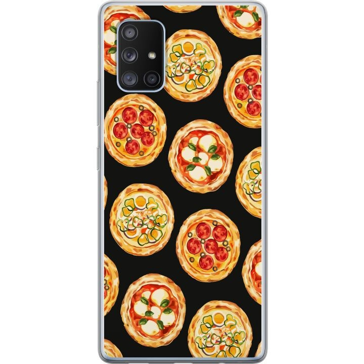 Mobilskal till Samsung Galaxy A71 5G med Pizza motiv i gruppen SMARTPHONE & SURFPLATTOR / Mobilskydd / Samsung hos TP E-commerce Nordic AB (A60105)