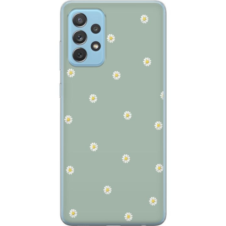 Mobilskal till Samsung Galaxy A72 5G med Prästkragar motiv i gruppen SMARTPHONE & SURFPLATTOR / Mobilskydd / Samsung hos TP E-commerce Nordic AB (A60150)