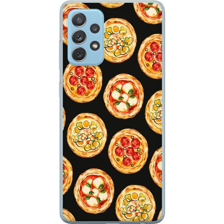 Mobilskal till Samsung Galaxy A72 5G med Pizza motiv i gruppen SMARTPHONE & SURFPLATTOR / Mobilskydd / Samsung hos TP E-commerce Nordic AB (A60159)