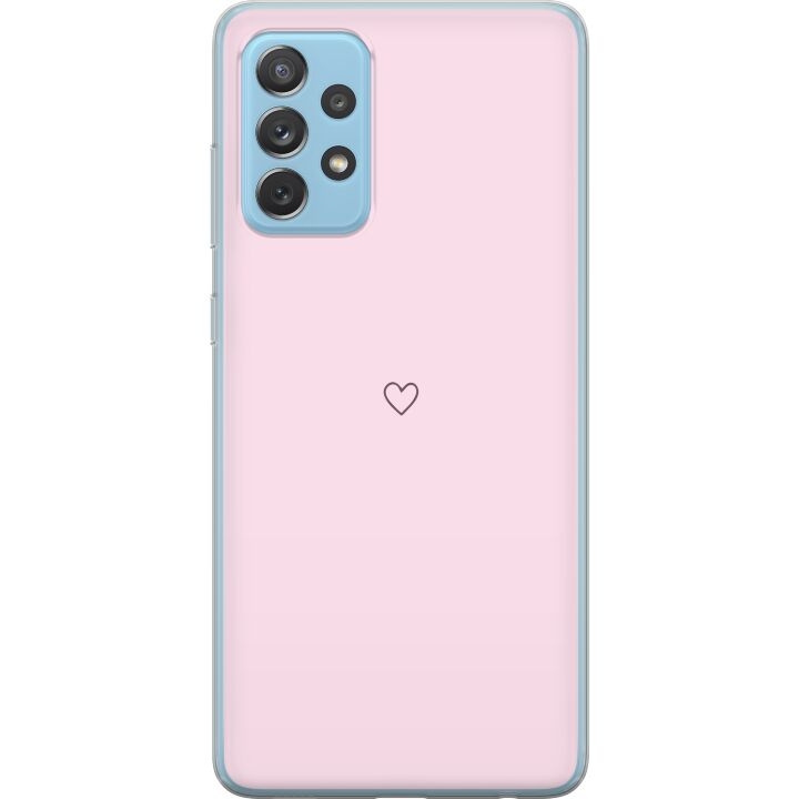 Mobilskal till Samsung Galaxy A72 5G med Hjärta motiv i gruppen SMARTPHONE & SURFPLATTOR / Mobilskydd / Samsung hos TP E-commerce Nordic AB (A60165)