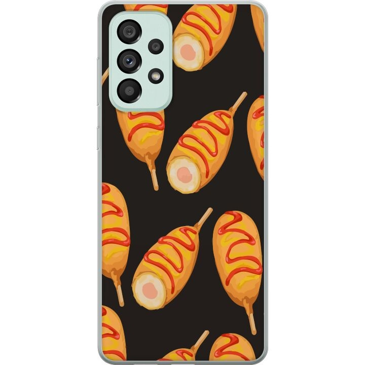 Mobilskal till Samsung Galaxy A73 5G med Kycklingklubba motiv i gruppen SMARTPHONE & SURFPLATTOR / Mobilskydd / Samsung hos TP E-commerce Nordic AB (A60182)