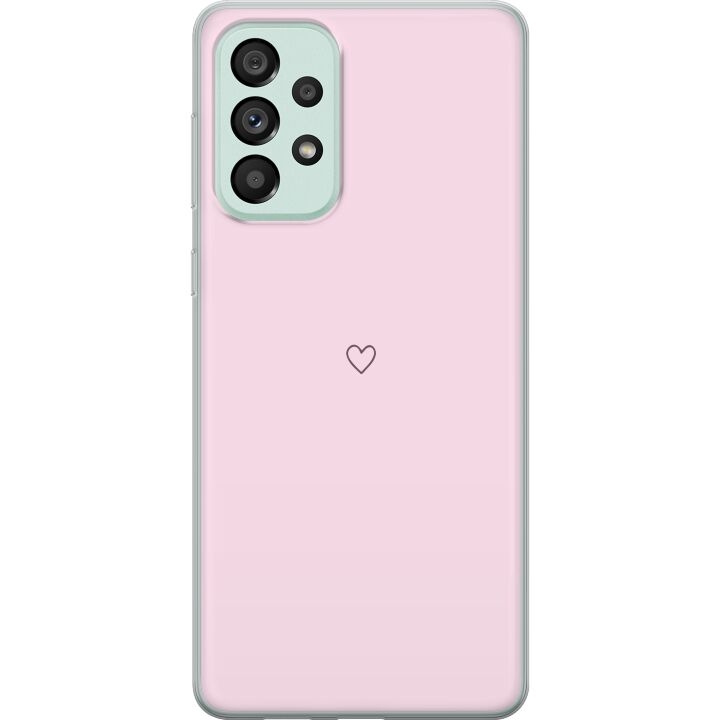 Mobilskal till Samsung Galaxy A73 5G med Hjärta motiv i gruppen SMARTPHONE & SURFPLATTOR / Mobilskydd / Samsung hos TP E-commerce Nordic AB (A60192)