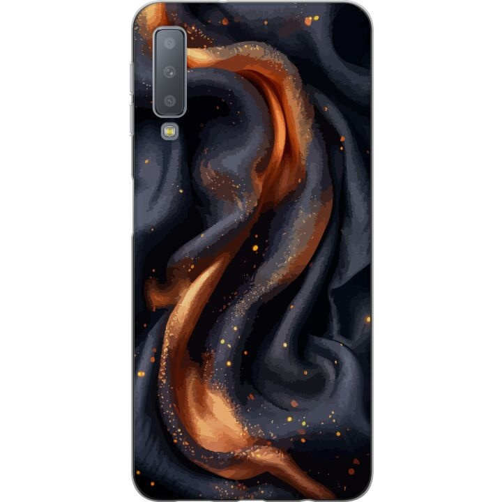 Mobilskal till Samsung Galaxy A7 (2018) med Eldigt silke motiv i gruppen SMARTPHONE & SURFPLATTOR / Mobilskydd / Samsung hos TP E-commerce Nordic AB (A60201)