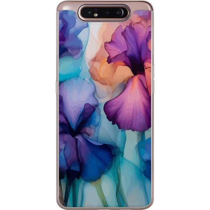Mobilskal till Samsung Galaxy A80 med Magiska blommor motiv i gruppen SMARTPHONE & SURFPLATTOR / Mobilskydd / Samsung hos TP E-commerce Nordic AB (A60230)