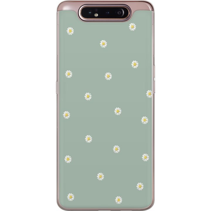Mobilskal till Samsung Galaxy A80 med Prästkragar motiv i gruppen SMARTPHONE & SURFPLATTOR / Mobilskydd / Samsung hos TP E-commerce Nordic AB (A60231)
