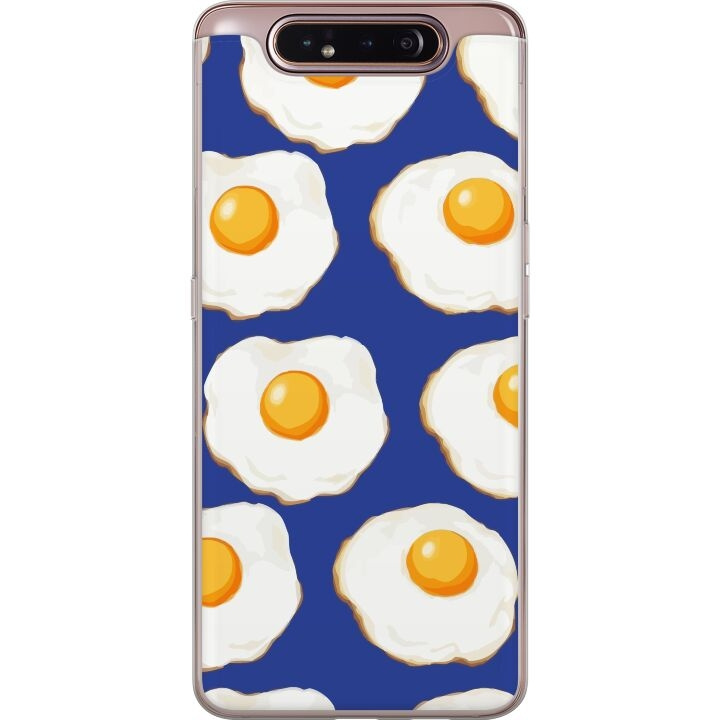 Mobilskal till Samsung Galaxy A80 med Stekta ägg motiv i gruppen SMARTPHONE & SURFPLATTOR / Mobilskydd / Samsung hos TP E-commerce Nordic AB (A60233)