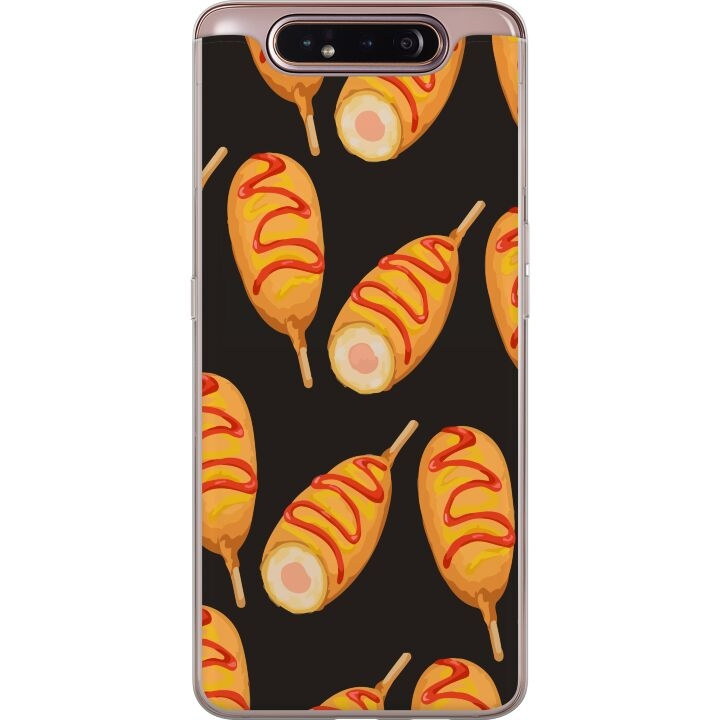 Mobilskal till Samsung Galaxy A80 med Kycklingklubba motiv i gruppen SMARTPHONE & SURFPLATTOR / Mobilskydd / Samsung hos TP E-commerce Nordic AB (A60236)