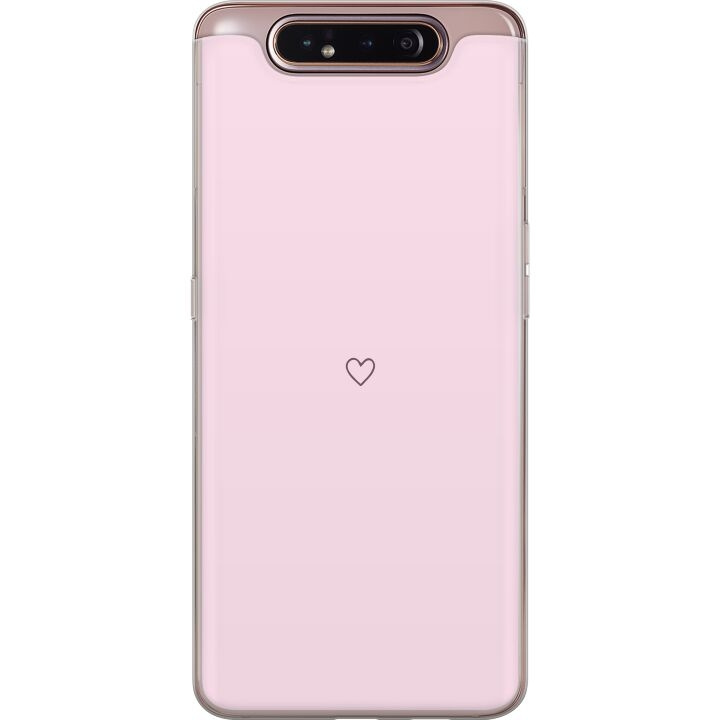 Mobilskal till Samsung Galaxy A80 med Hjärta motiv i gruppen SMARTPHONE & SURFPLATTOR / Mobilskydd / Samsung hos TP E-commerce Nordic AB (A60246)