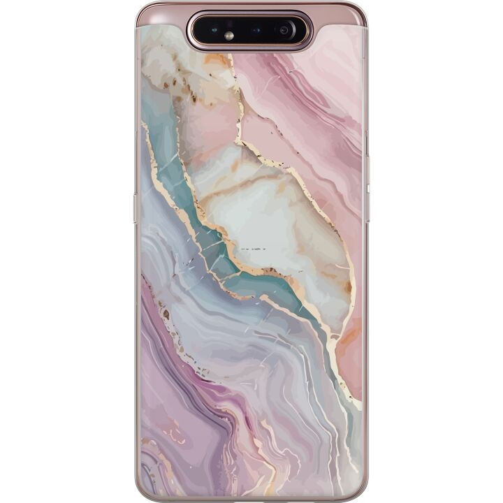 Mobilskal till Samsung Galaxy A80 med Marmor motiv i gruppen SMARTPHONE & SURFPLATTOR / Mobilskydd / Samsung hos TP E-commerce Nordic AB (A60249)