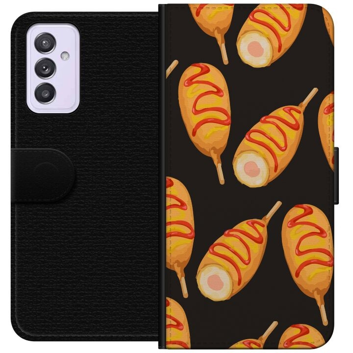Plånboksfodral till Samsung Galaxy A82 5G med Kycklingklubba motiv i gruppen SMARTPHONE & SURFPLATTOR / Mobilskydd / Samsung hos TP E-commerce Nordic AB (A60263)