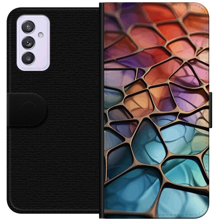 Plånboksfodral till Samsung Galaxy A82 5G med Metalliskt mönster motiv i gruppen SMARTPHONE & SURFPLATTOR / Mobilskydd / Samsung hos TP E-commerce Nordic AB (A60264)