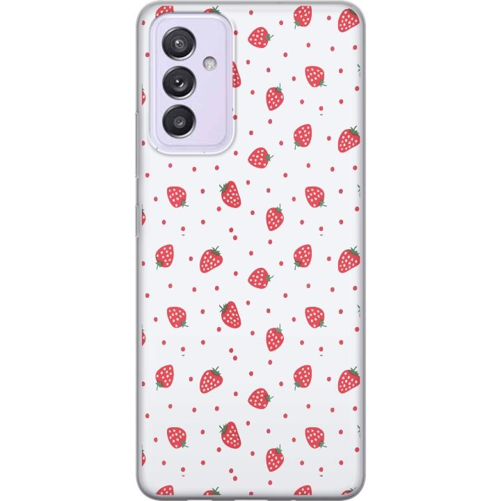 Mobilskal till Samsung Galaxy A82 5G med Jordgubbar motiv i gruppen SMARTPHONE & SURFPLATTOR / Mobilskydd / Samsung hos TP E-commerce Nordic AB (A60298)