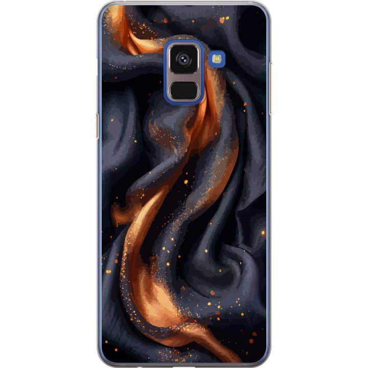 Mobilskal till Samsung Galaxy A8 (2018) med Eldigt silke motiv i gruppen SMARTPHONE & SURFPLATTOR / Mobilskydd / Samsung hos TP E-commerce Nordic AB (A60309)
