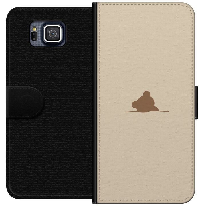 Plånboksfodral till Samsung Galaxy Alpha med Nalle motiv i gruppen SMARTPHONE & SURFPLATTOR / Mobilskydd / Samsung hos TP E-commerce Nordic AB (A60355)