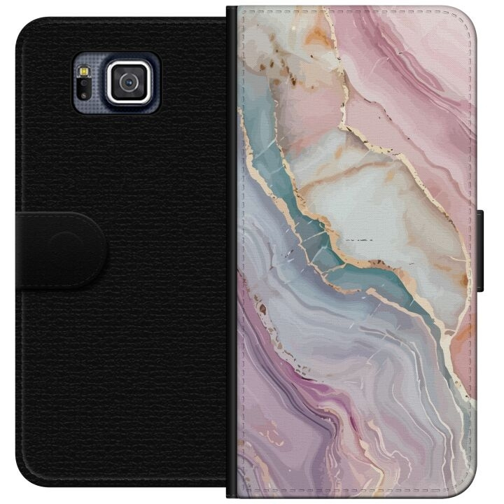 Plånboksfodral till Samsung Galaxy Alpha med Marmor motiv i gruppen SMARTPHONE & SURFPLATTOR / Mobilskydd / Samsung hos TP E-commerce Nordic AB (A60357)