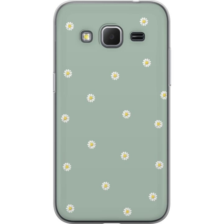 Mobilskal till Samsung Galaxy Core Prime med Prästkragar motiv i gruppen SMARTPHONE & SURFPLATTOR / Mobilskydd / Samsung hos TP E-commerce Nordic AB (A60366)