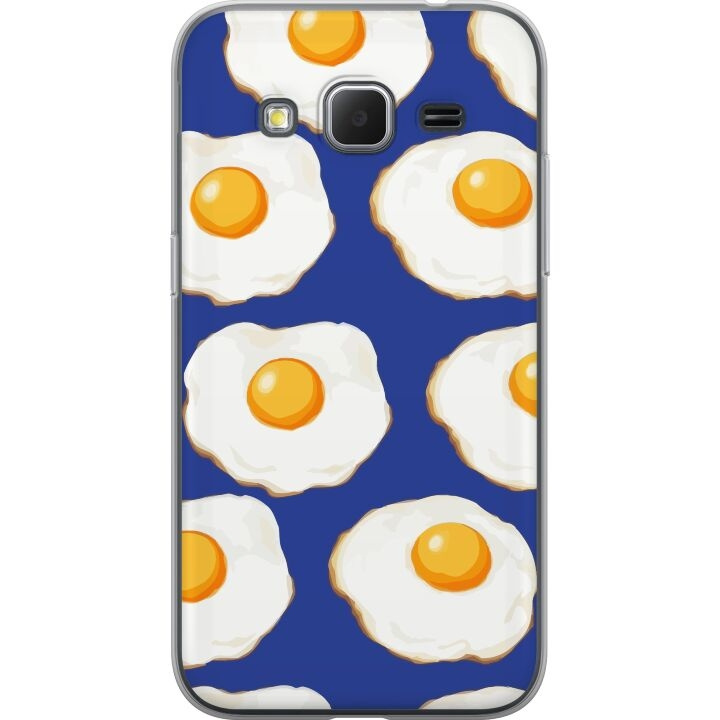 Mobilskal till Samsung Galaxy Core Prime med Stekta ägg motiv i gruppen SMARTPHONE & SURFPLATTOR / Mobilskydd / Samsung hos TP E-commerce Nordic AB (A60368)