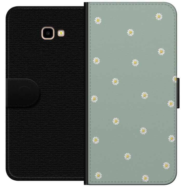 Plånboksfodral till Samsung Galaxy J4+ med Prästkragar motiv i gruppen SMARTPHONE & SURFPLATTOR / Mobilskydd / Samsung hos TP E-commerce Nordic AB (A60393)