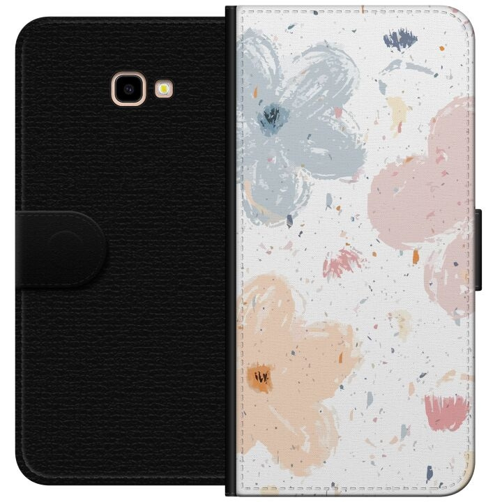 Plånboksfodral till Samsung Galaxy J4+ med Blommor motiv i gruppen SMARTPHONE & SURFPLATTOR / Mobilskydd / Samsung hos TP E-commerce Nordic AB (A60401)