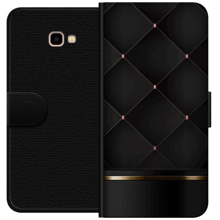 Plånboksfodral till Samsung Galaxy J4+ med Lyxig linje motiv i gruppen SMARTPHONE & SURFPLATTOR / Mobilskydd / Samsung hos TP E-commerce Nordic AB (A60404)