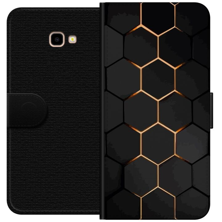 Plånboksfodral till Samsung Galaxy J4+ med Lyxigt Mönster motiv i gruppen SMARTPHONE & SURFPLATTOR / Mobilskydd / Samsung hos TP E-commerce Nordic AB (A60414)