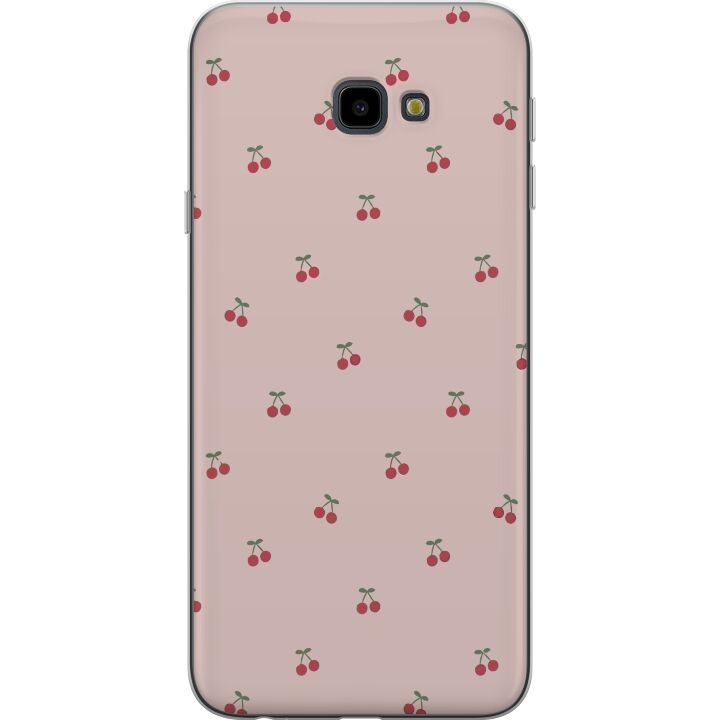 Mobilskal till Samsung Galaxy J4+ med Körsbär motiv i gruppen SMARTPHONE & SURFPLATTOR / Mobilskydd / Samsung hos TP E-commerce Nordic AB (A60423)