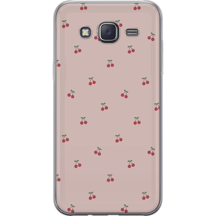 Mobilskal till Samsung Galaxy J5 med Körsbär motiv i gruppen SMARTPHONE & SURFPLATTOR / Mobilskydd / Samsung hos TP E-commerce Nordic AB (A60450)