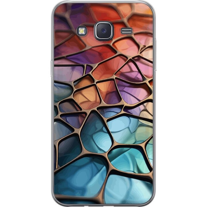 Mobilskal till Samsung Galaxy J5 med Metalliskt mönster motiv i gruppen SMARTPHONE & SURFPLATTOR / Mobilskydd / Samsung hos TP E-commerce Nordic AB (A60453)